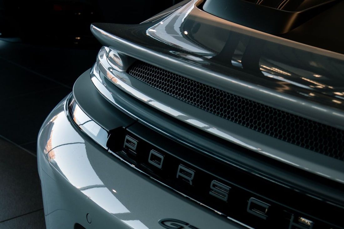 A modern car up close